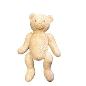 Gund Vintage Cream Light Yellow Baby My First Teddy Bear Plush Toy​​​
